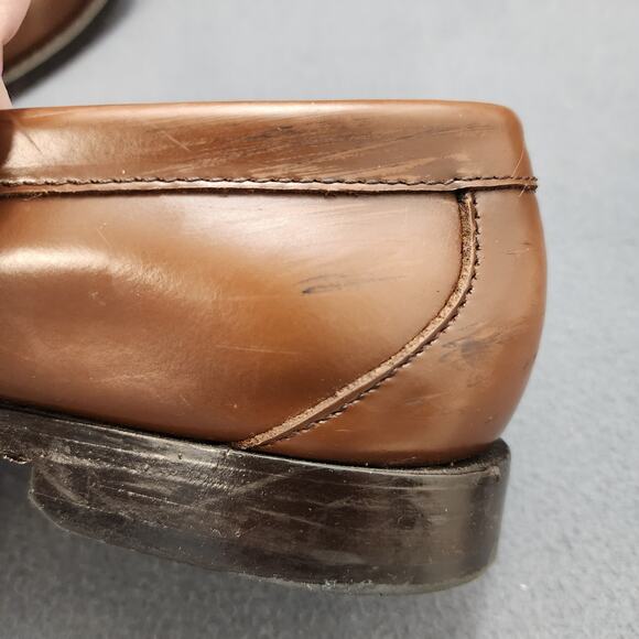 GH Bass Weejuns Mens 10.5D Brown Leather Penny Loafers Classic main image 10